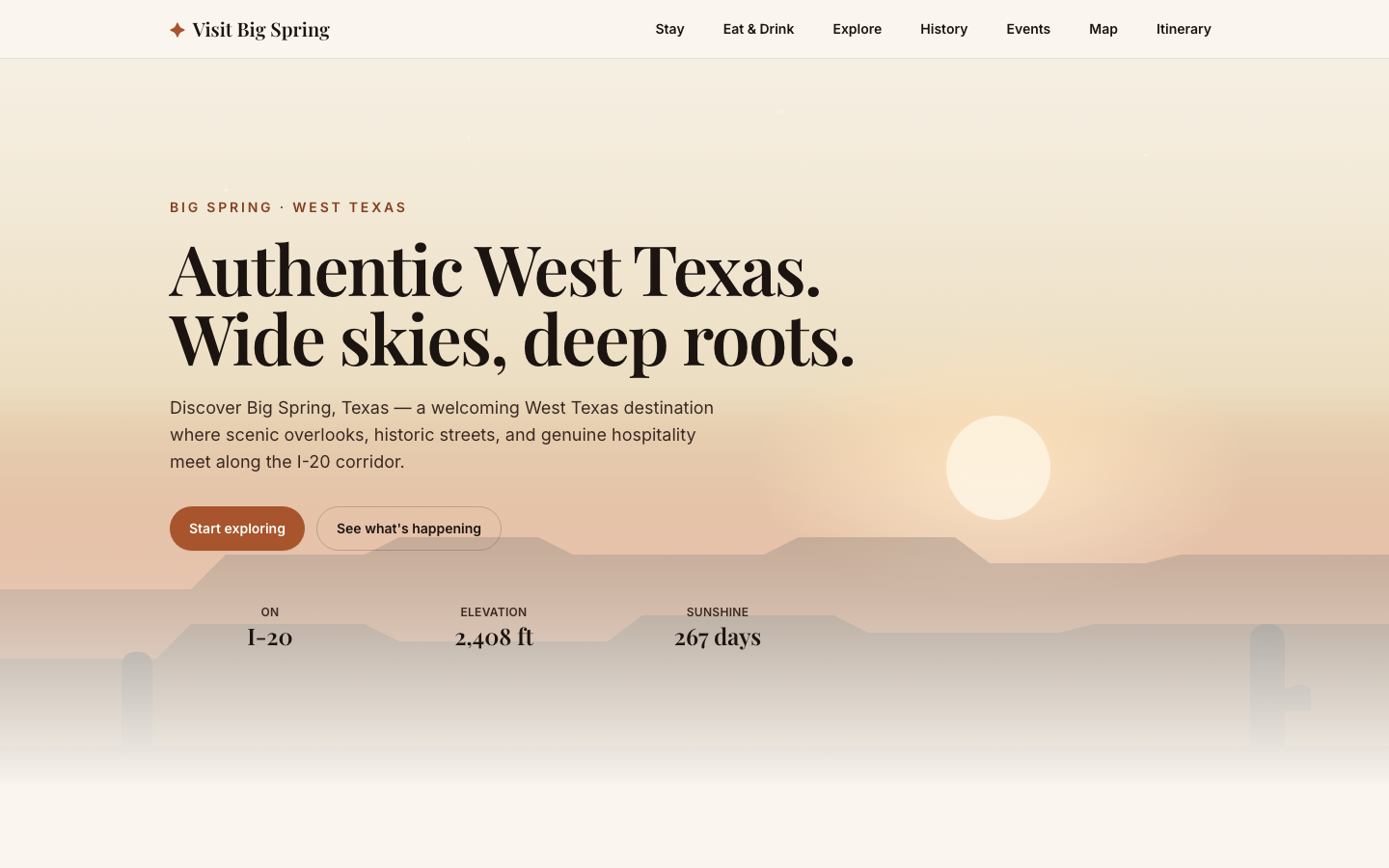 Visit Big Spring screenshot